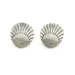 Georg Jensen Estate Seashell Cufflinks Silver GJ14